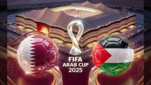 qatar vs palestine.. القنوات الناقلة لمباراة قطر ضد فلسطين في كأس العرب 2025
